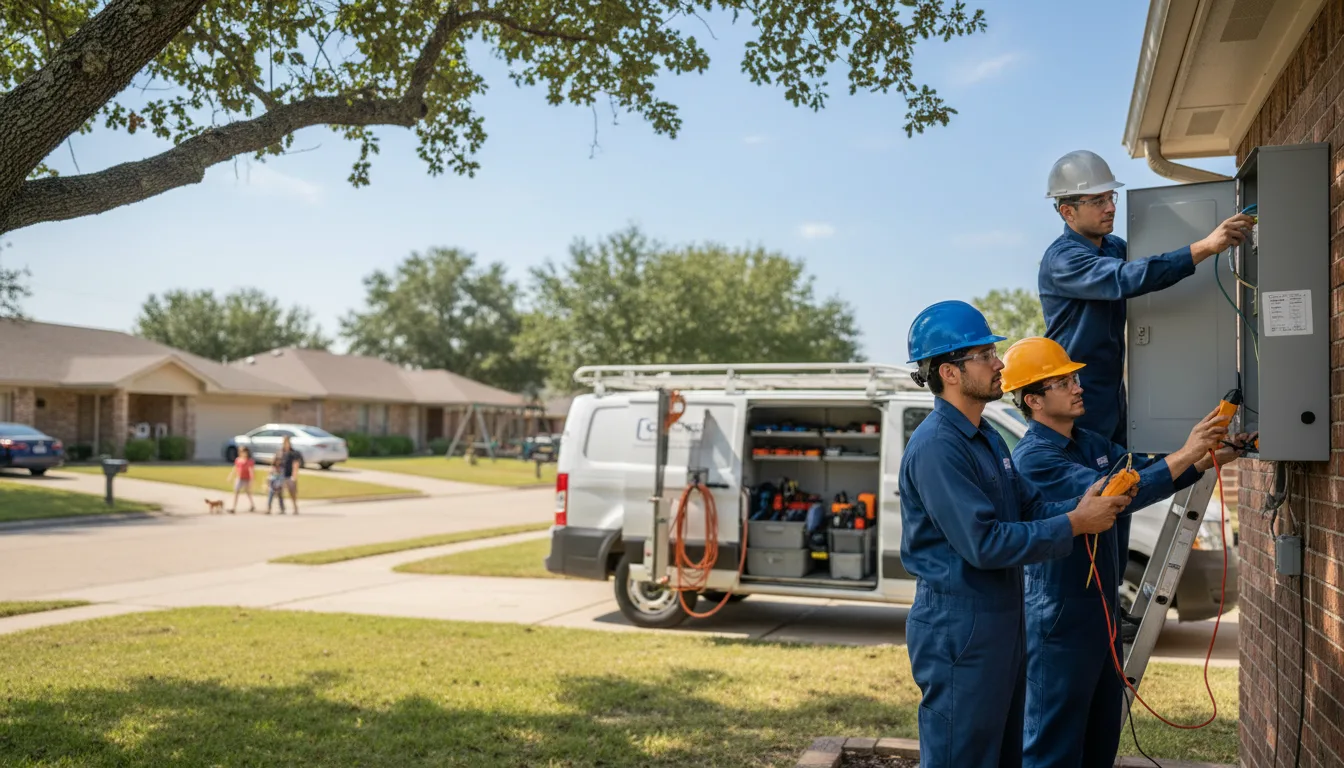 Certified electrician providing emergency electrical services in Centralia, KS